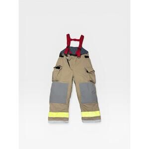 Globe Firefighter Turnout Pants 42x30 Tan Bunker Gear NFPA Suspenders Men’s